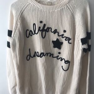Graphic California Dreaming sweater